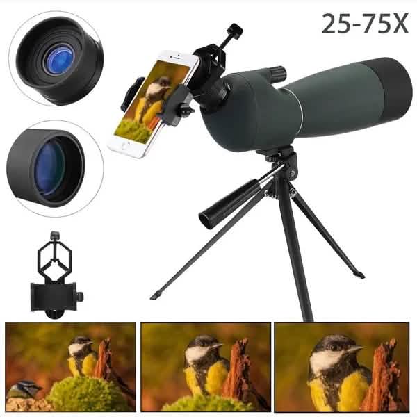 25-75X70 Night Vision HD Waterproof Telescope by DailySale