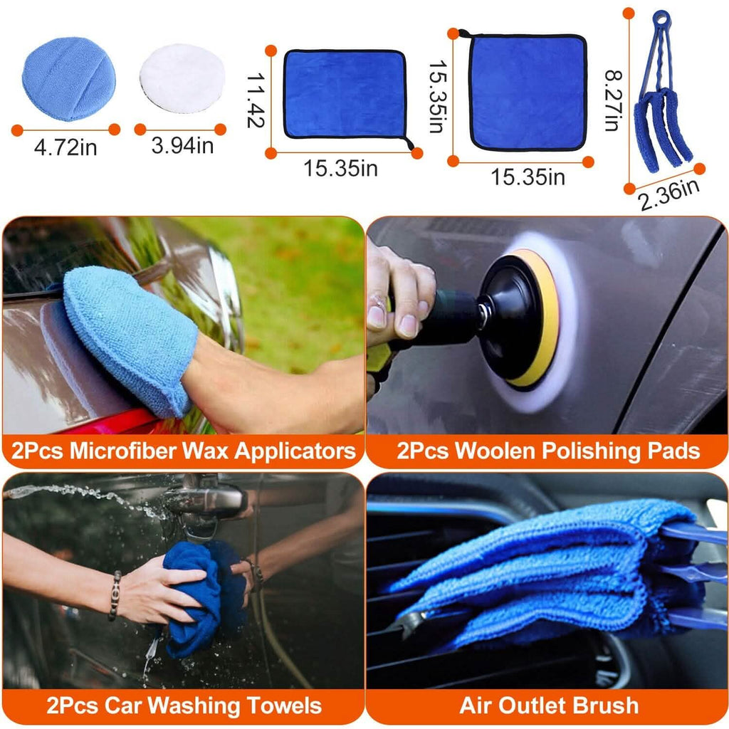 26-Pieces: Car Detailing Brush Kit by DailySale