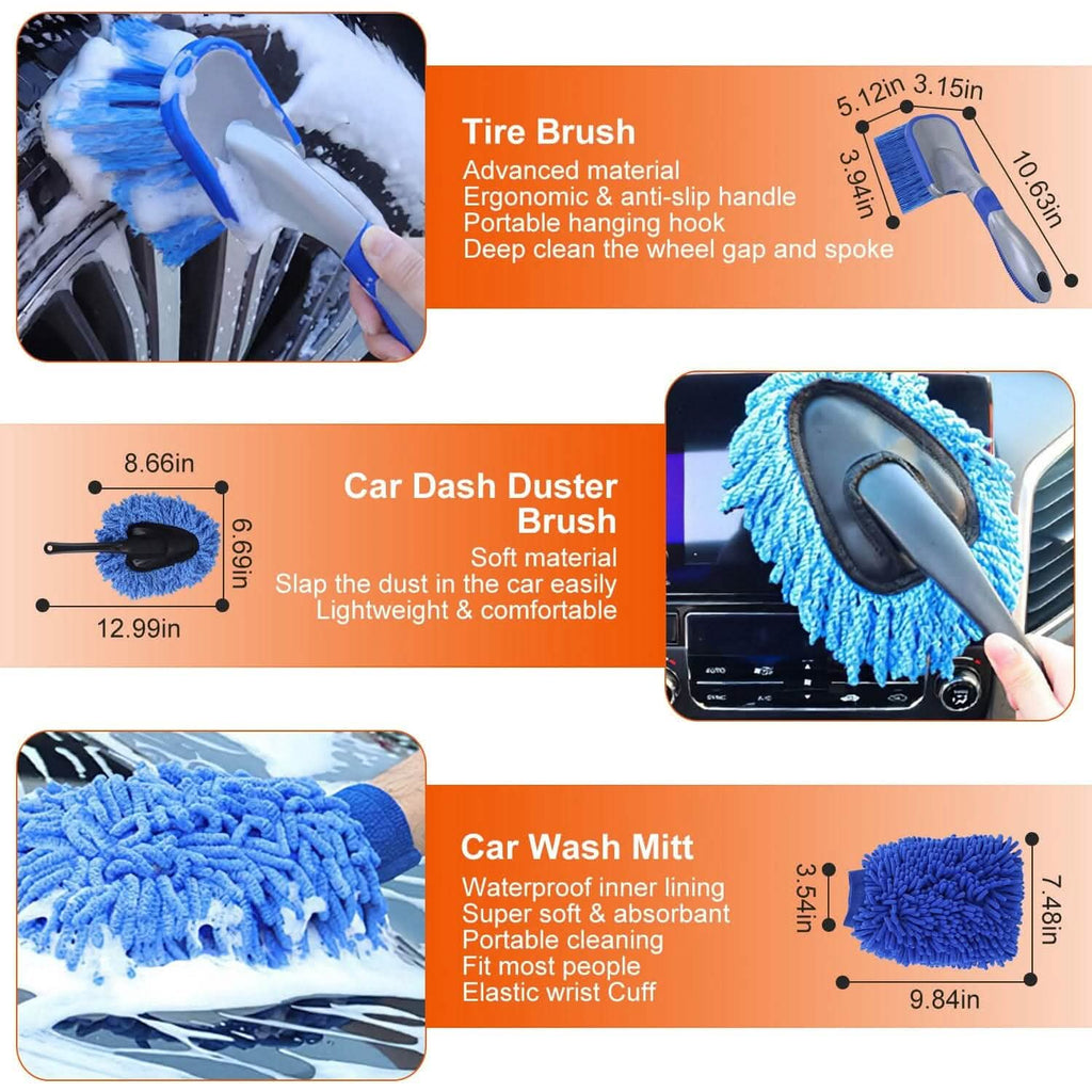 26-Pieces: Car Detailing Brush Kit by DailySale