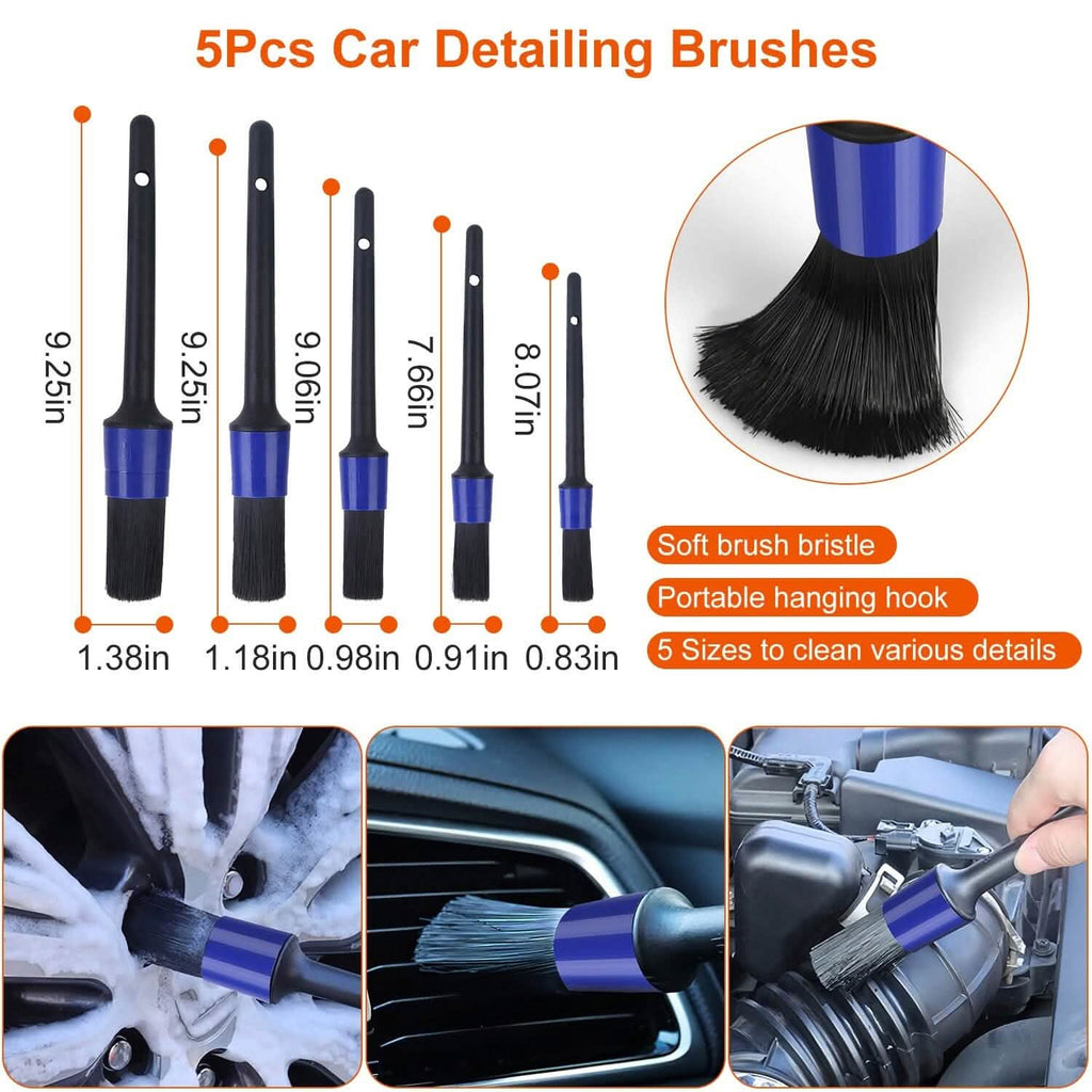 26-Pieces: Car Detailing Brush Kit by DailySale