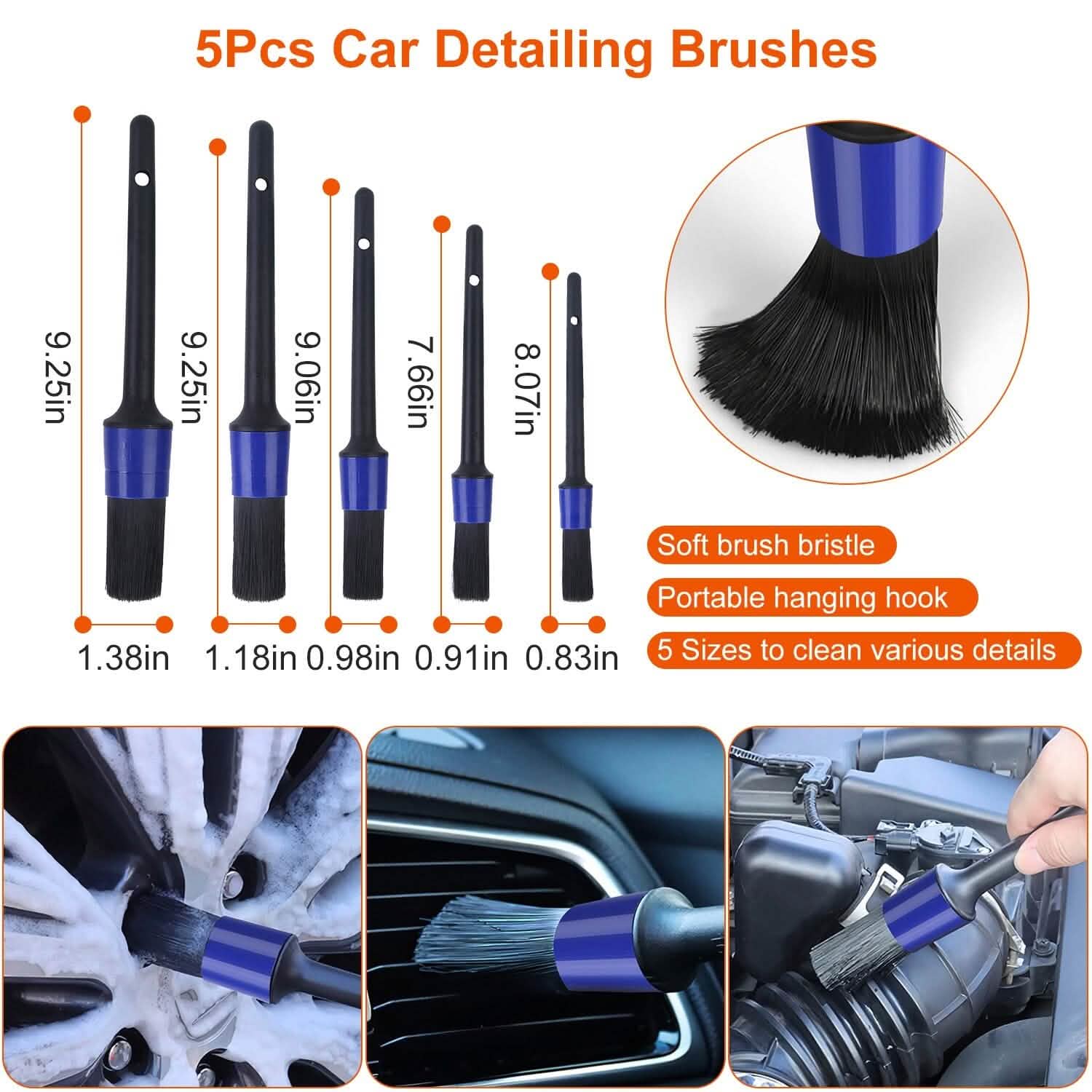 26-Pieces: Car Detailing Brush Kit by DailySale