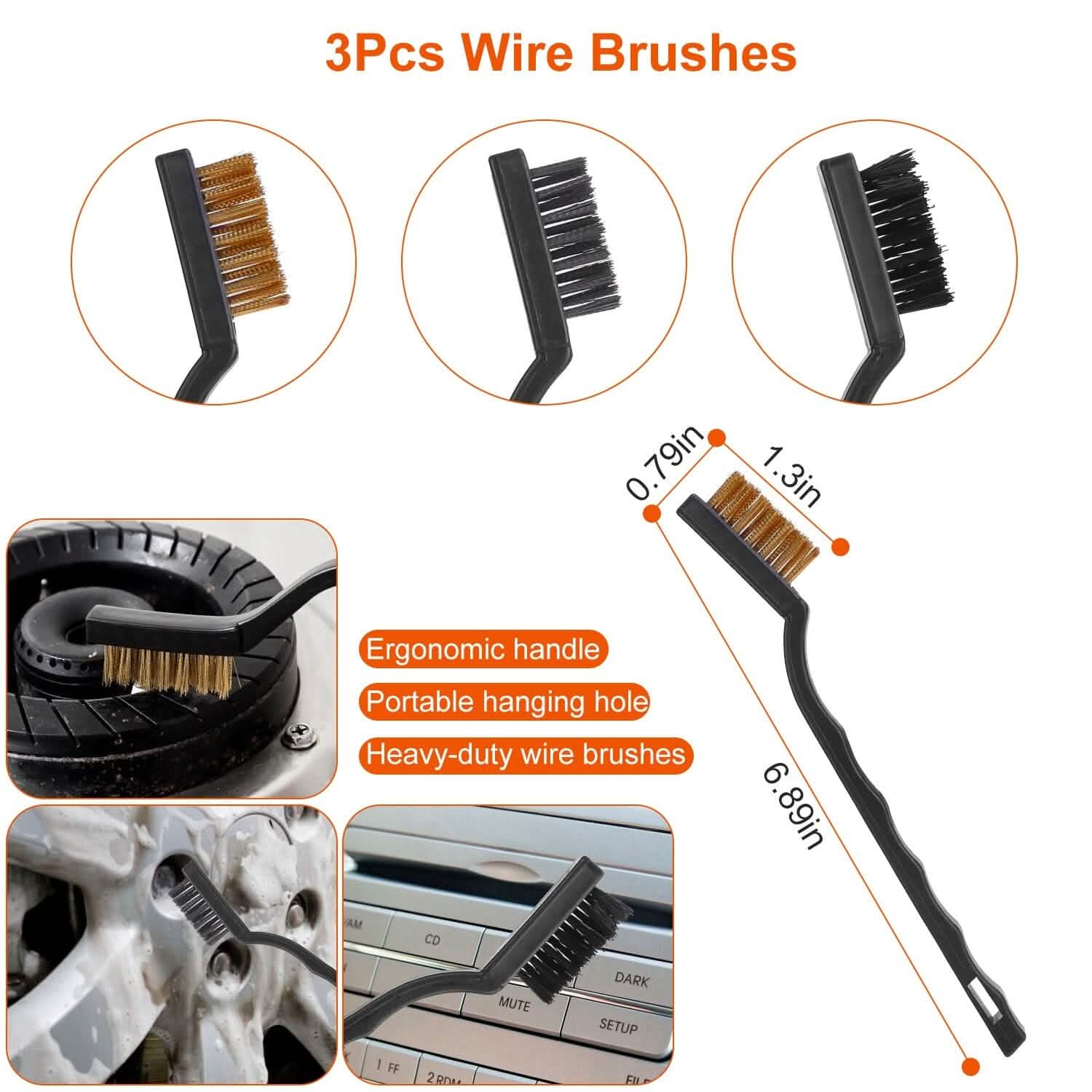 26-Pieces: Car Detailing Brush Kit by DailySale