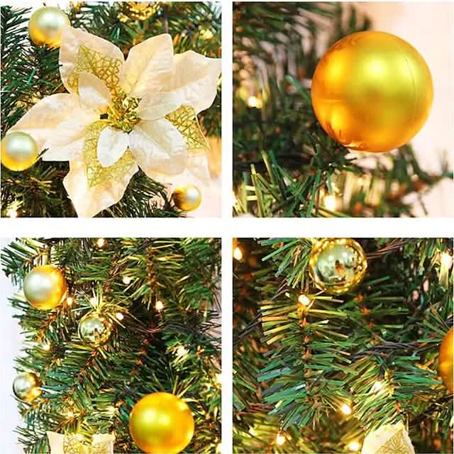 2.7 Meter Christmas Rattan Garland Decorative by DailySale