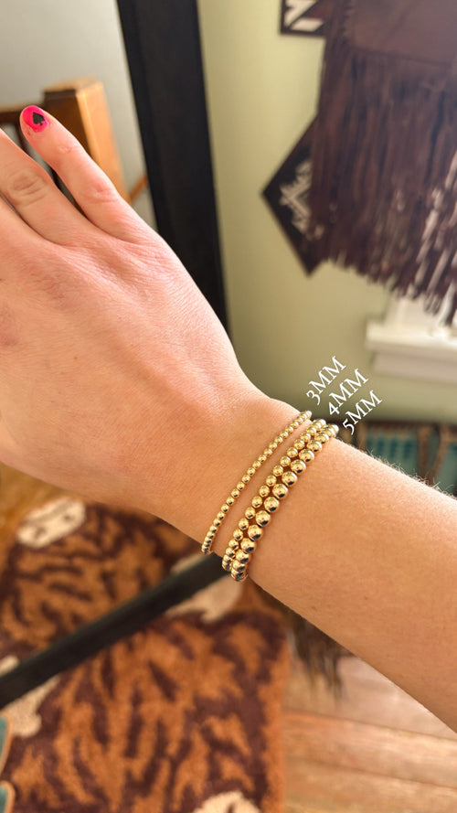 14K GOLD FILLED STRETCH BRACELET by The Sterling Spur
