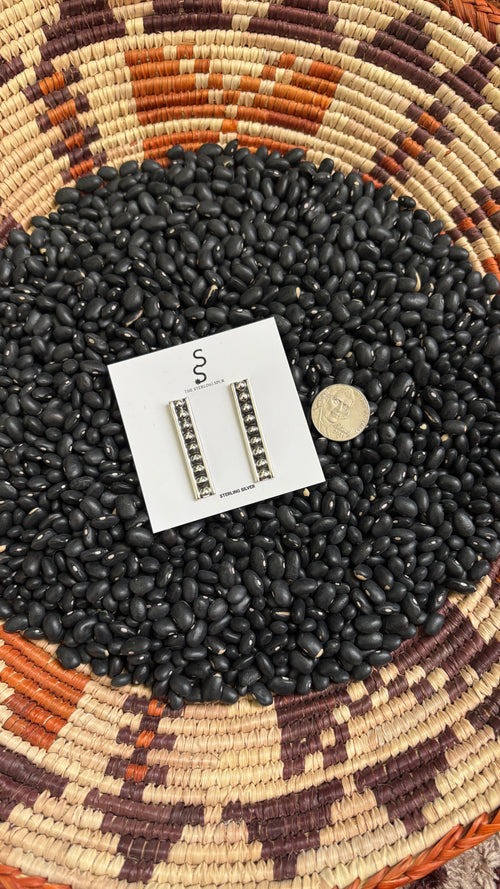 BALL BAR EARRINGS by The Sterling Spur