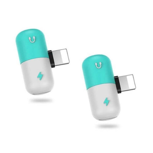 2-Pack: 2-in-1 Apple Lightning Adapter by DailySale