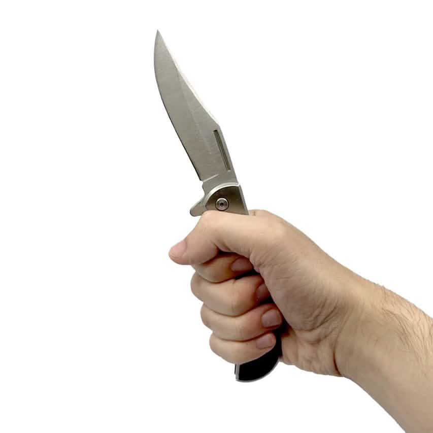 2-Pack: 3.75" Spring Assisted Knife W/ Drop Point Blade by DailySale