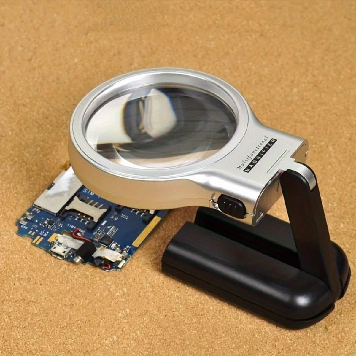 Foldable HD Multi-Power Magnifying Glass (Handheld & Desktop) by DailySale