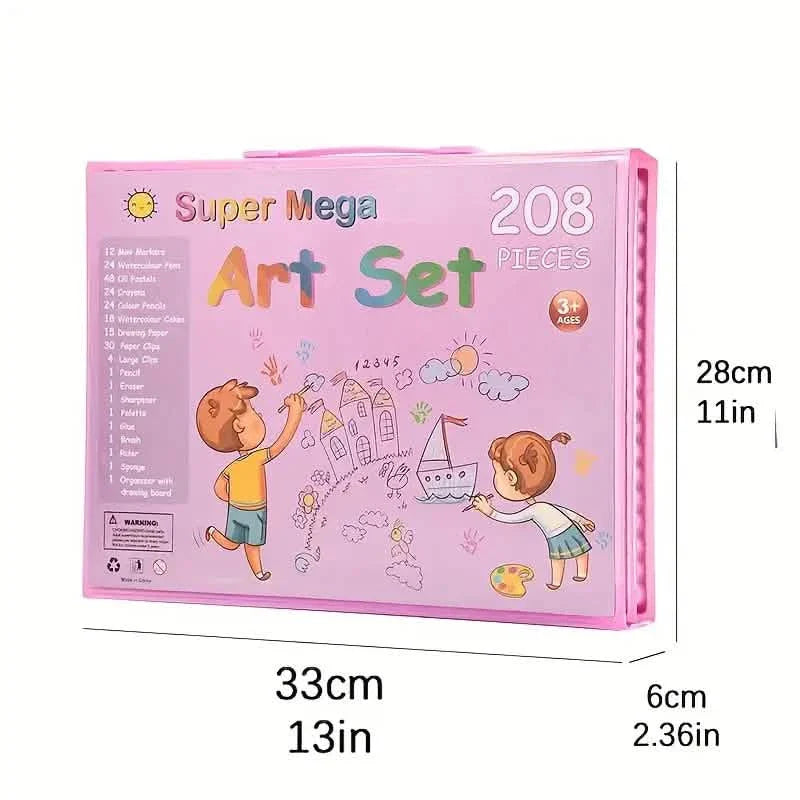 208pcs Extra Large All-in-One Art Supplies Set by DailySale