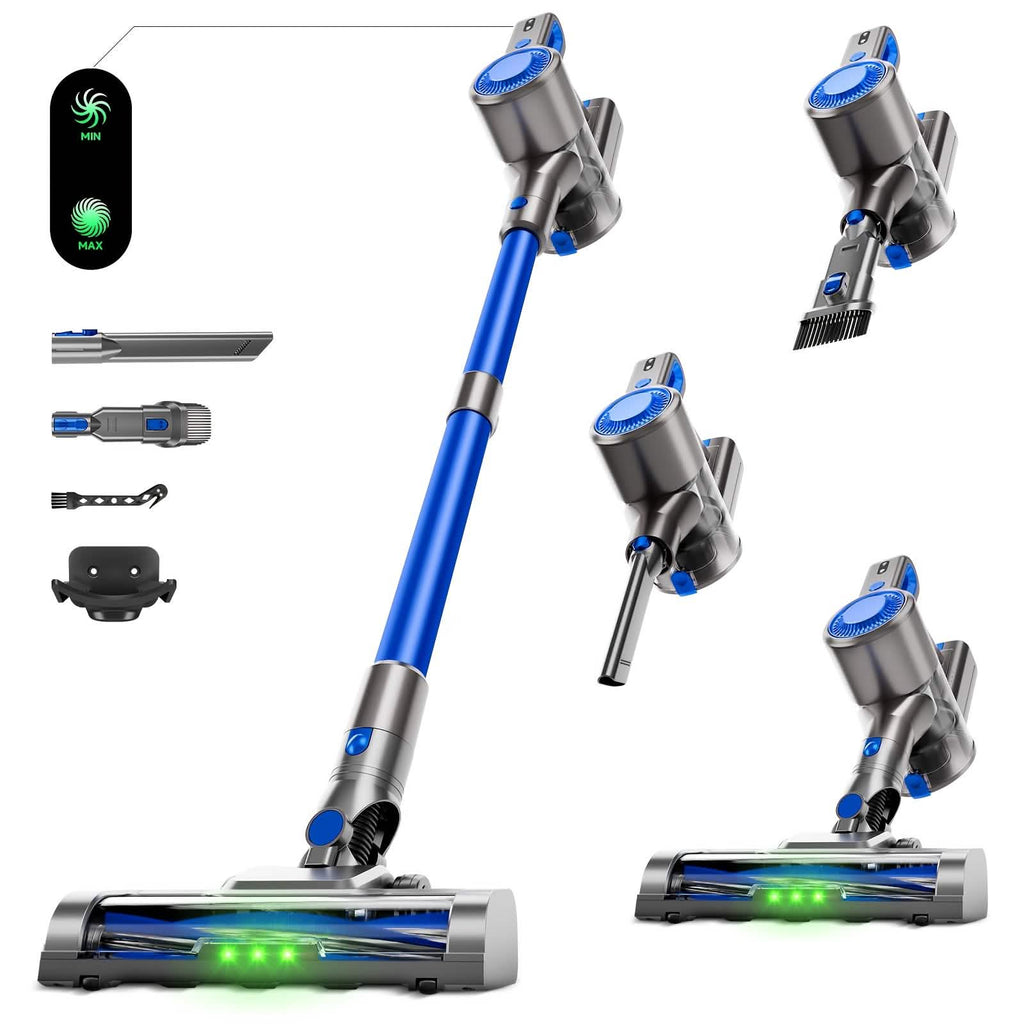 Cordless Vacuum Cleaner with LED Light & Removable Battery by DailySale
