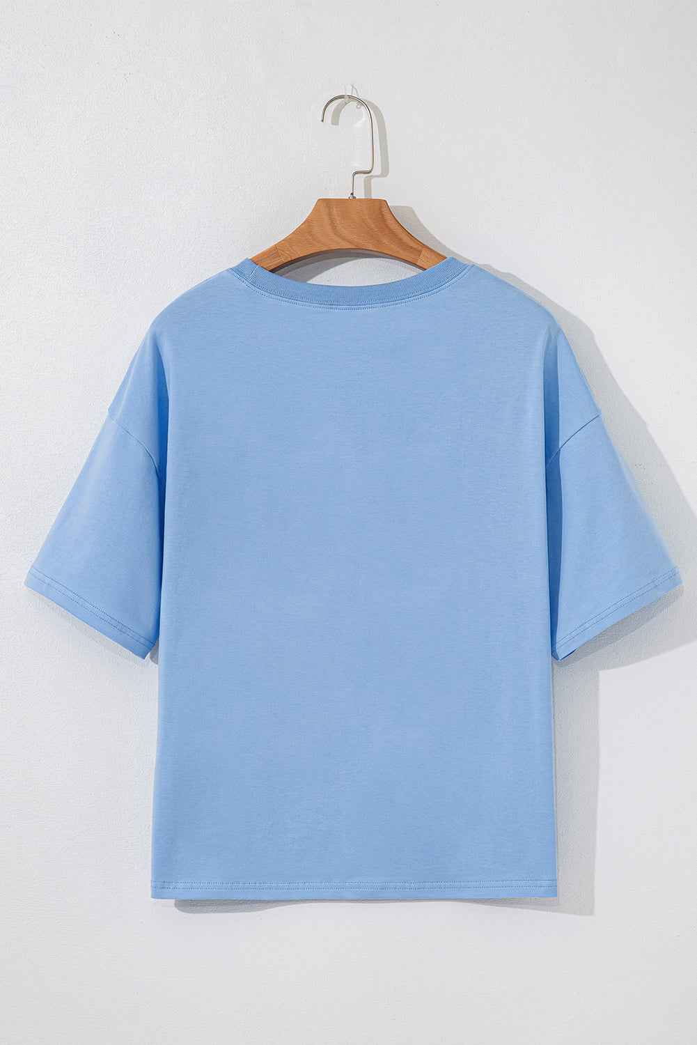 Myosotis Flag Bow Graphic Crewneck Tee