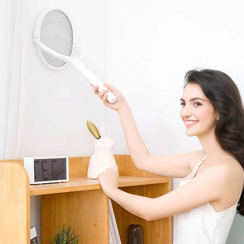 3-in-1 90º Rotating Electric Bug Zapper Racket by DailySale
