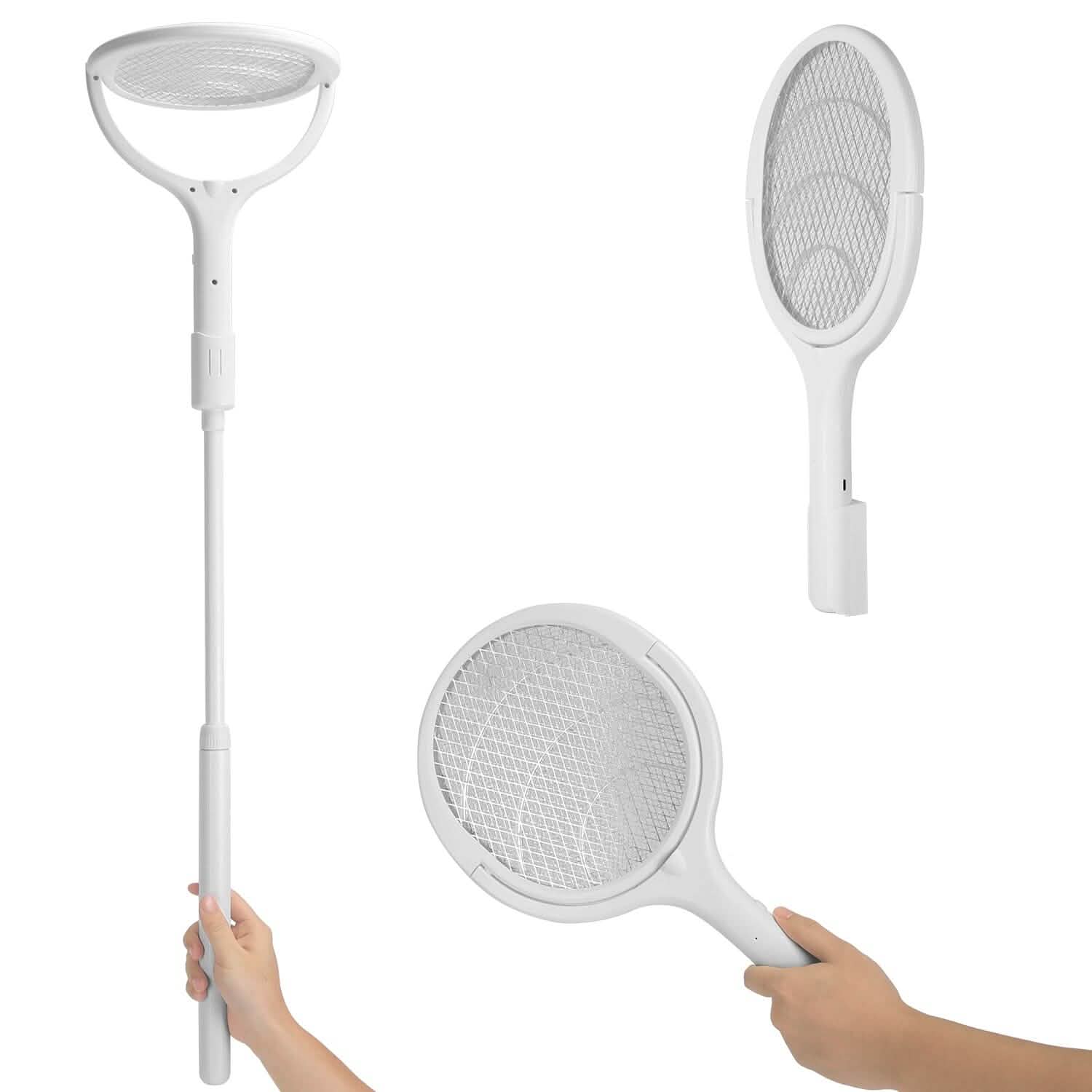 3-in-1 90º Rotating Electric Bug Zapper Racket by DailySale
