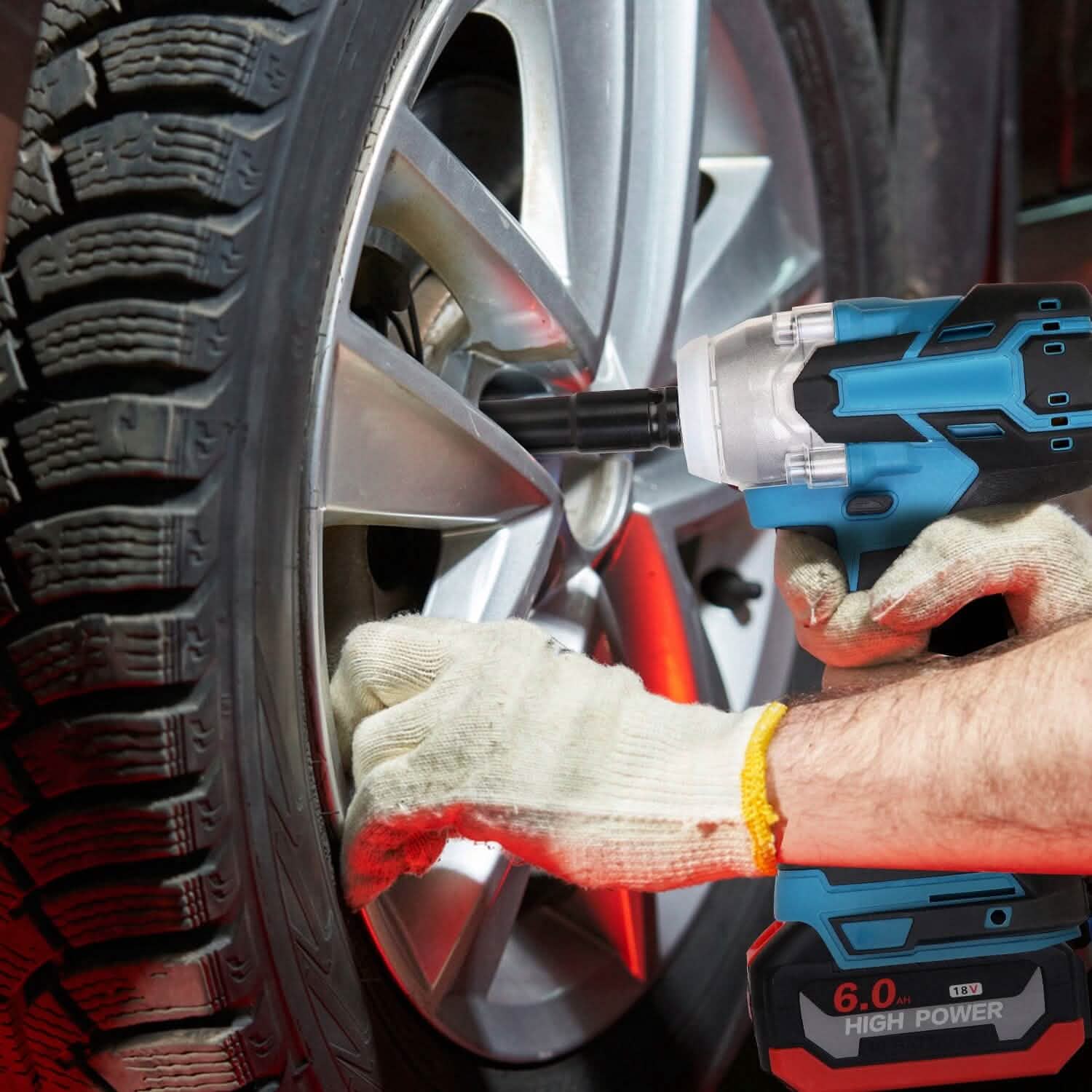 3-In-1 Cordless Electric Impact Wrench Drill Screwdriver with Brushless Motor Max 3450RPM Variable Speed by DailySale