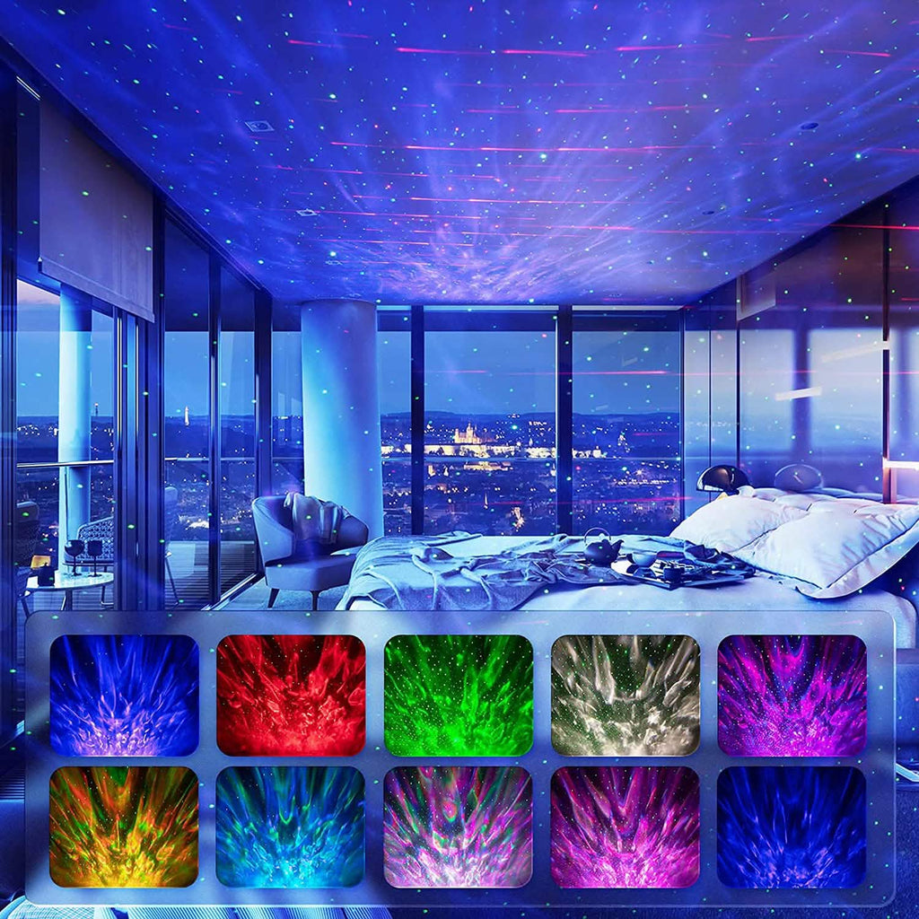 3-in-1 Galaxy Night Light Projector with Remote Control by DailySale