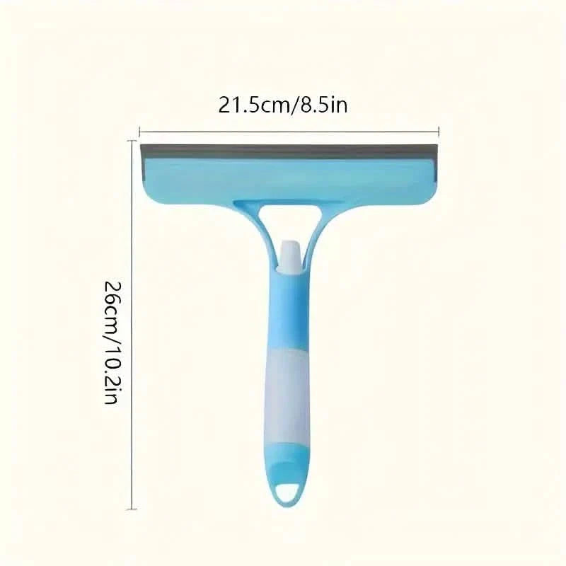 3-in-1 Handheld Glass Cleaner with Scraper & Sprayer - Versatile Window Wipe by DailySale