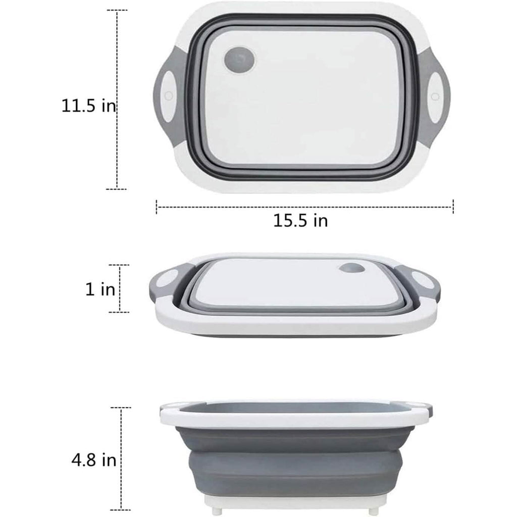 3-in-1 Multifunctional Foldable Cutting Board by DailySale