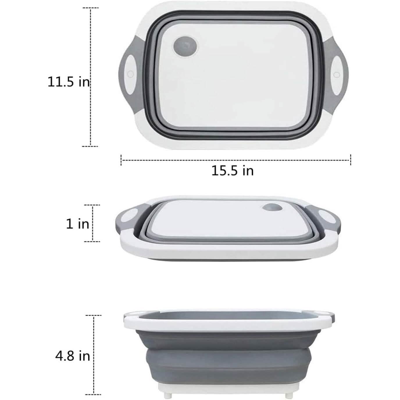 3-in-1 Multifunctional Foldable Cutting Board by DailySale