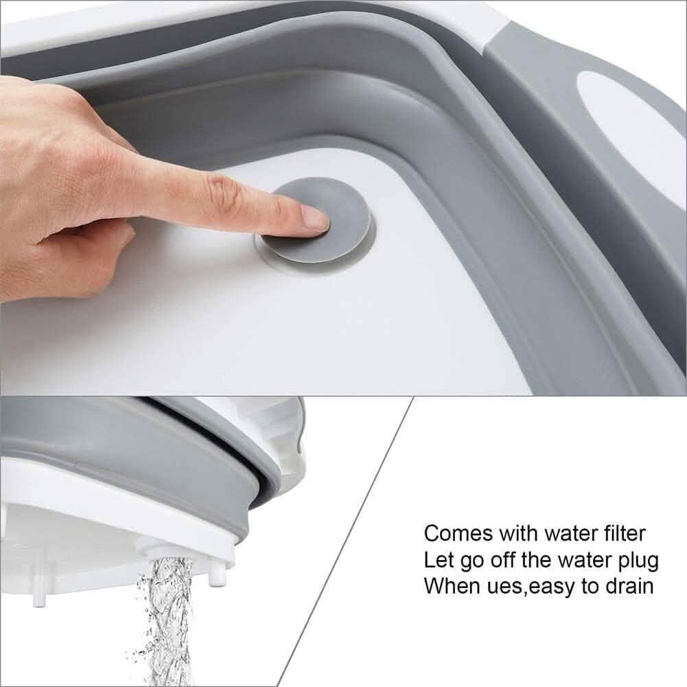 3-in-1 Multifunctional Foldable Cutting Board by DailySale