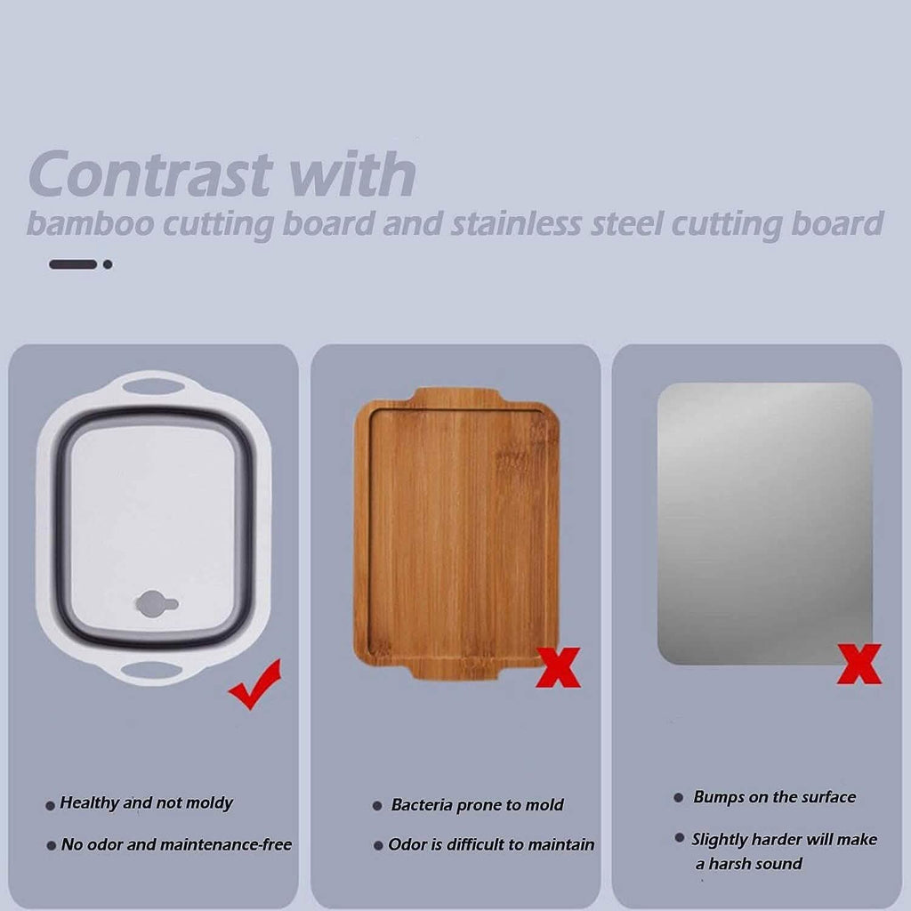 3-in-1 Multifunctional Foldable Cutting Board by DailySale