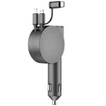 3-in-1 Retractable Car Phone Charger by DailySale