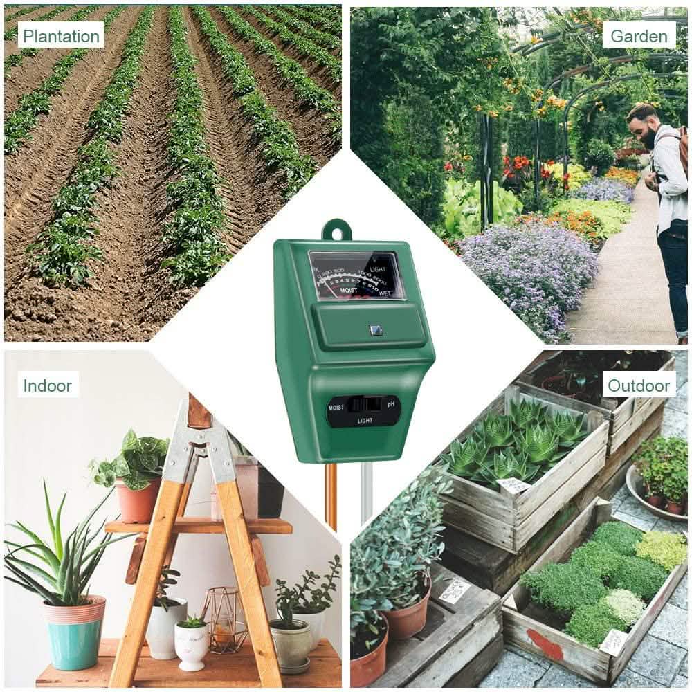 3-in-1 Soil Moisture/Light/pH Tester by DailySale