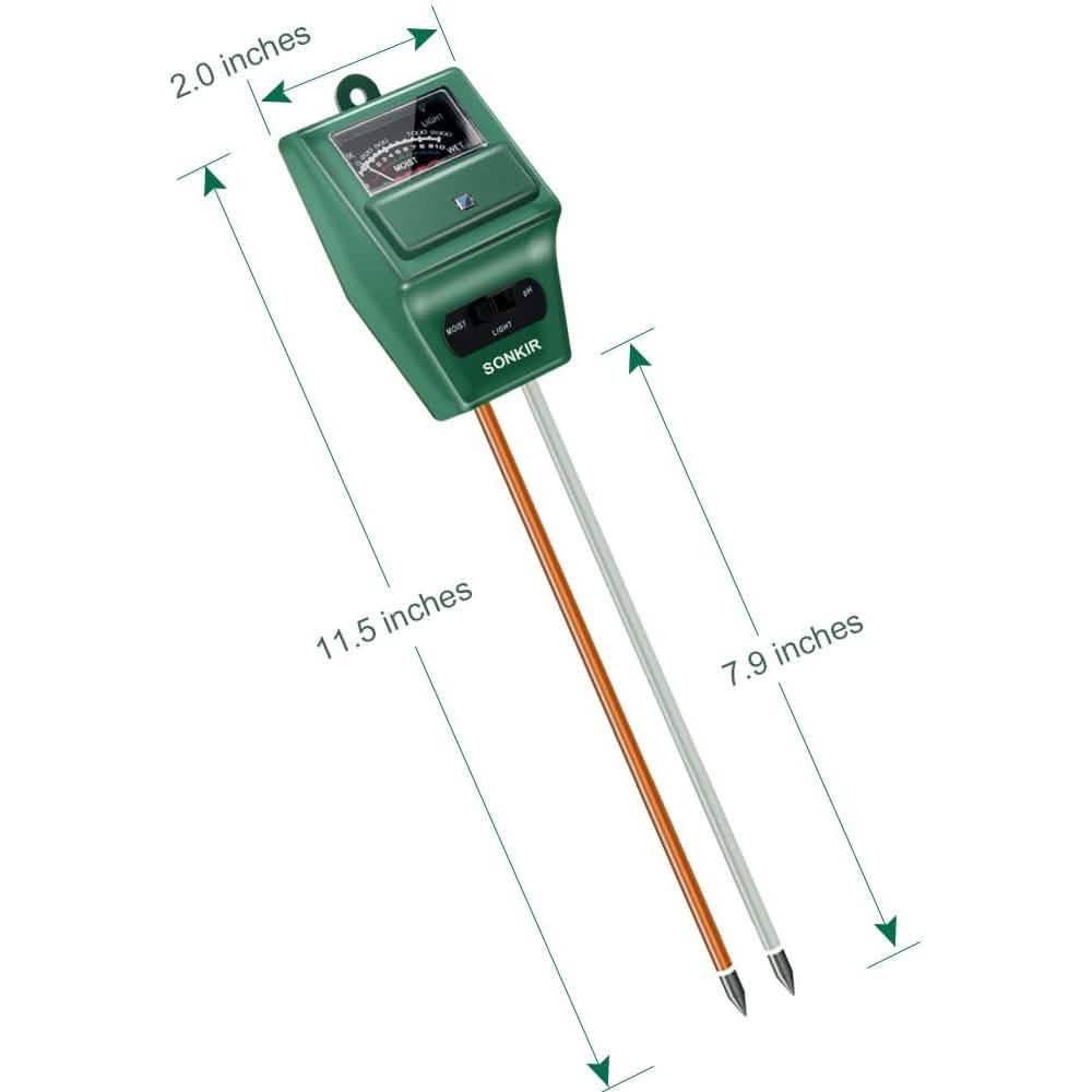 3-in-1 Soil Moisture/Light/pH Tester by DailySale