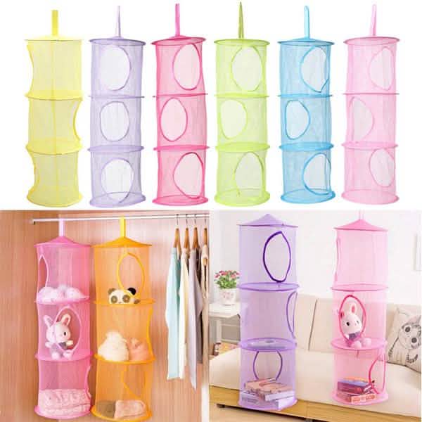 3-Layer Shelf Hanging Storage Net by DailySale