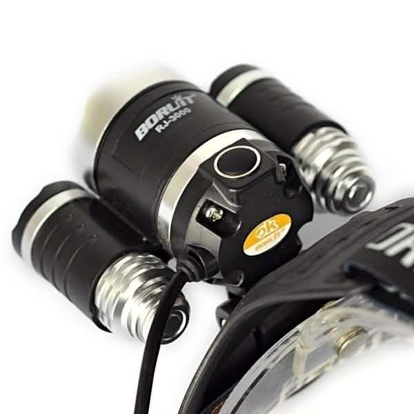 3 LED XM-L T6 Waterproof Headlamp LED Torch Flashlight by DailySale