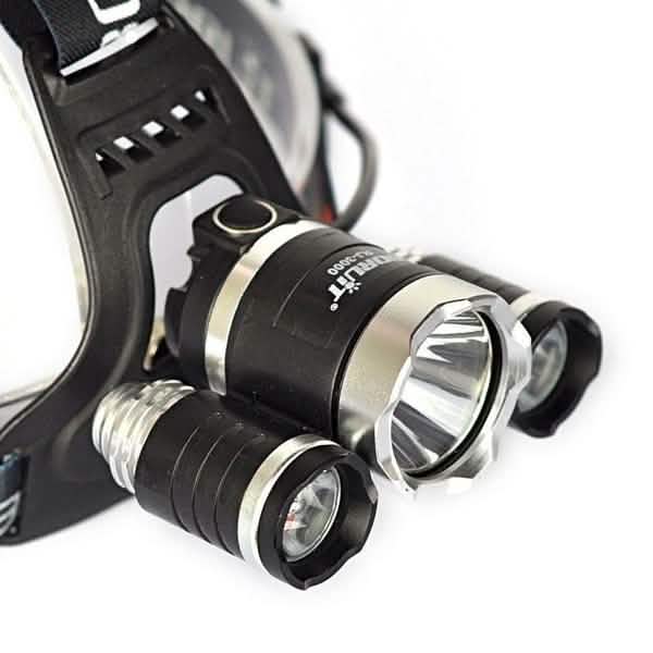 3 LED XM-L T6 Waterproof Headlamp LED Torch Flashlight by DailySale