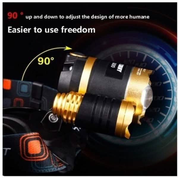 3 LED XM-L T6 Waterproof Headlamp LED Torch Flashlight by DailySale