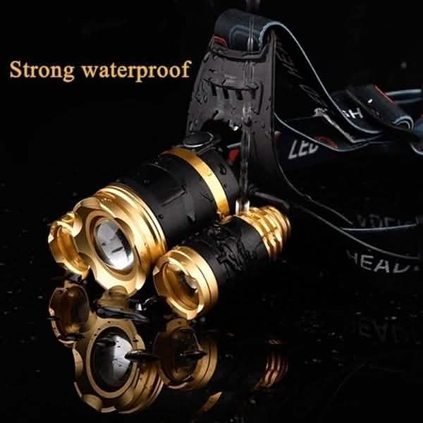 3 LED XM-L T6 Waterproof Headlamp LED Torch Flashlight by DailySale