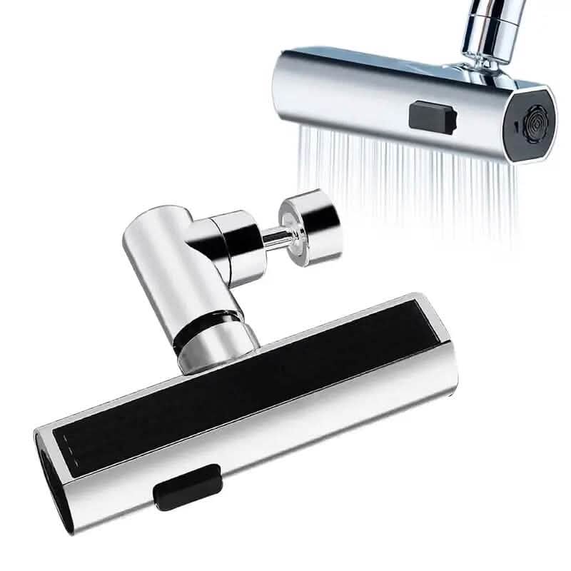 3-Mode Leakproof Sink Faucet Adapter - Durable Copper Construction for Kitchen and Bathroom by DailySale