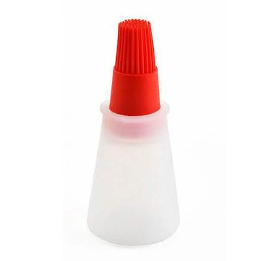 3-Pack: 2.2oz Silicone BBQ Oil Bottle Brush with Flat-Bottom Design by DailySale