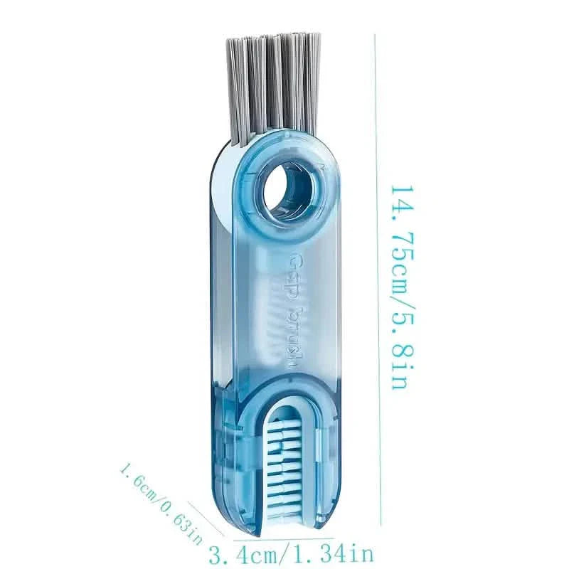 3-Pack: 3-in-1 Tiny Bottle Cup Lid Detail Brush by DailySale