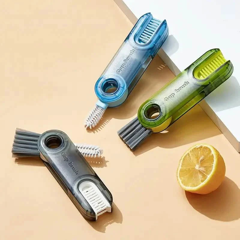 3-Pack: 3-in-1 Tiny Bottle Cup Lid Detail Brush by DailySale