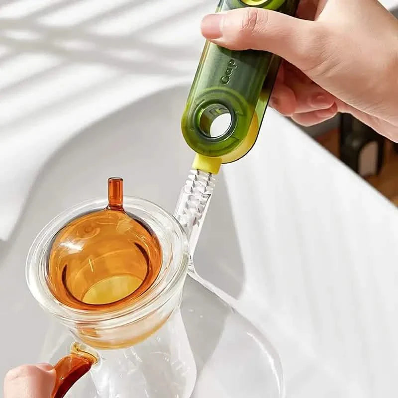 3-Pack: 3-in-1 Tiny Bottle Cup Lid Detail Brush by DailySale