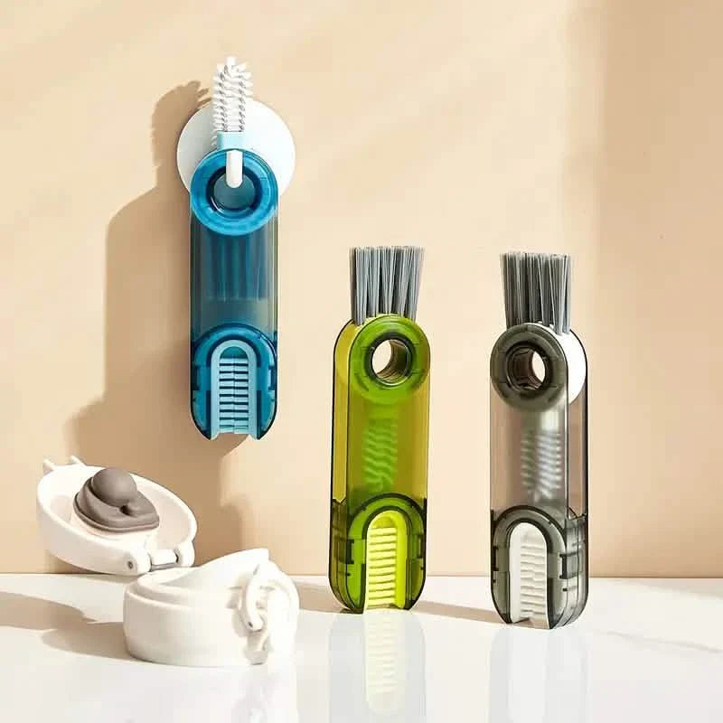 3-Pack: 3-in-1 Tiny Bottle Cup Lid Detail Brush by DailySale