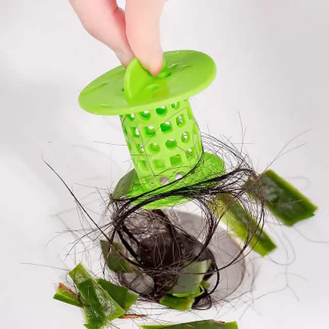 3-Pack: Bathroom Drain Hair Catcher Bath Stopper Plug Sink by DailySale
