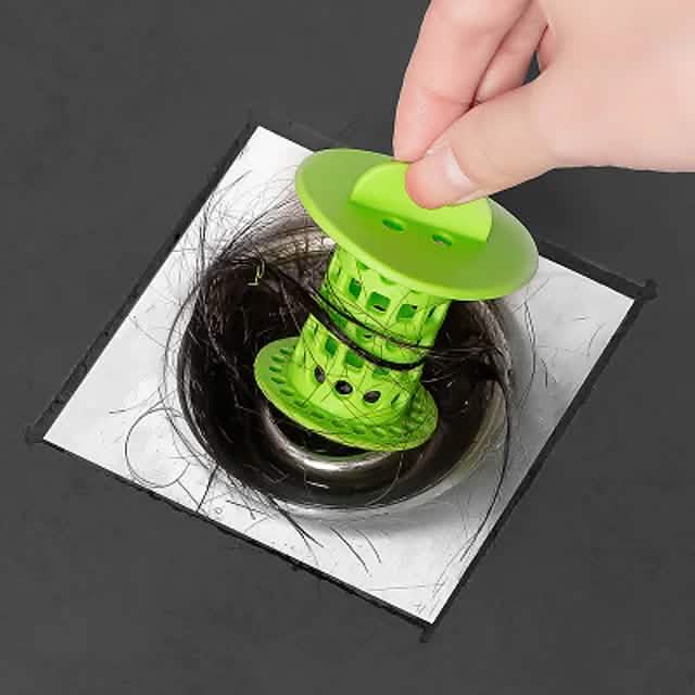 3-Pack: Bathroom Drain Hair Catcher Bath Stopper Plug Sink by DailySale