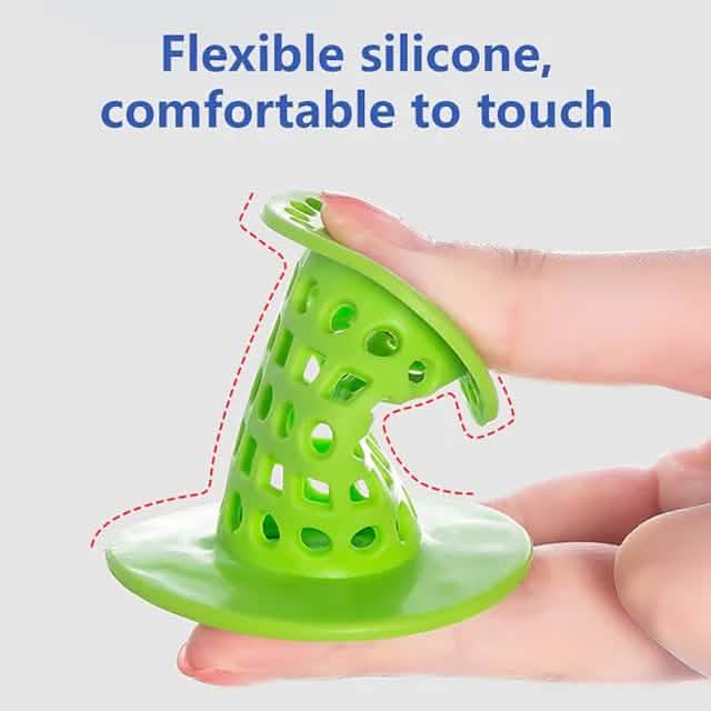 3-Pack: Bathroom Drain Hair Catcher Bath Stopper Plug Sink by DailySale