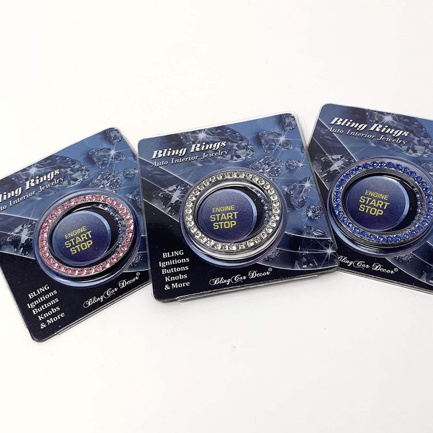 3-Pack: Bling Car Rhinestone Sticker by DailySale