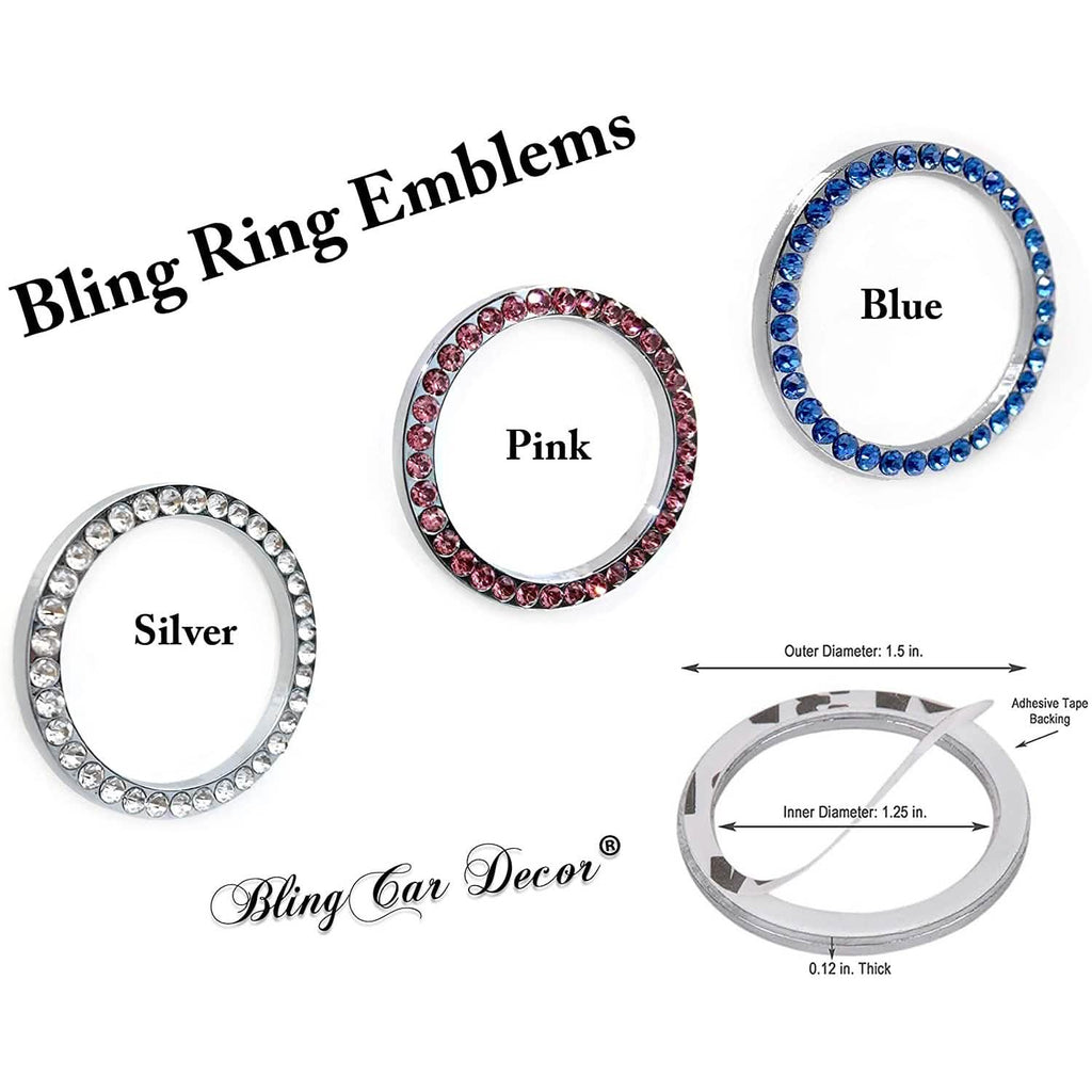 3-Pack: Bling Car Rhinestone Sticker by DailySale