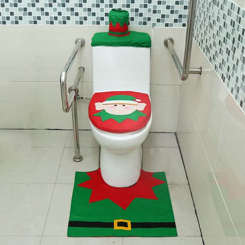 3-Pack: Christmas Fancy Christmas Home Bathroom Decor Set by DailySale