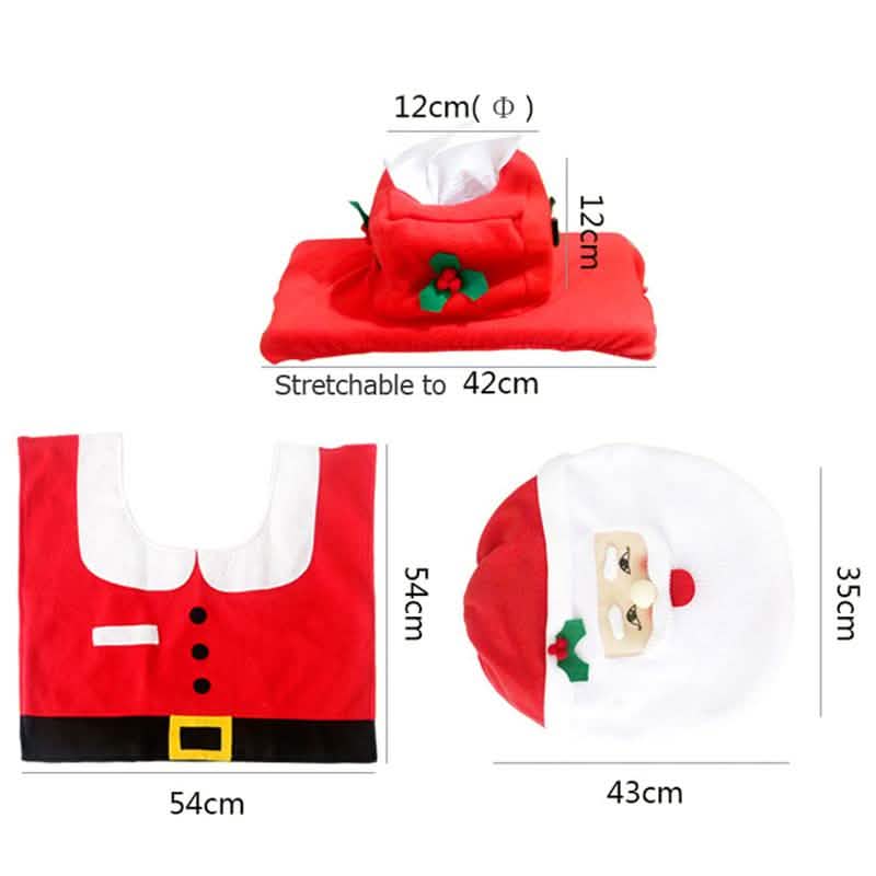 3-Pack: Christmas Fancy Christmas Home Bathroom Decor Set by DailySale