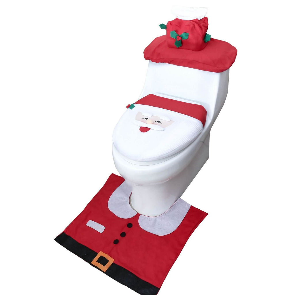 3-Pack: Christmas Fancy Christmas Home Bathroom Decor Set by DailySale