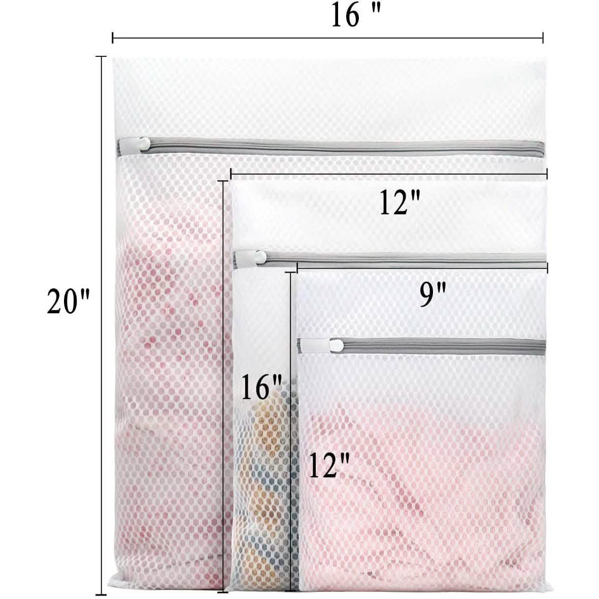 3-Pack: Durable Honeycomb Mesh Laundry Bags by DailySale