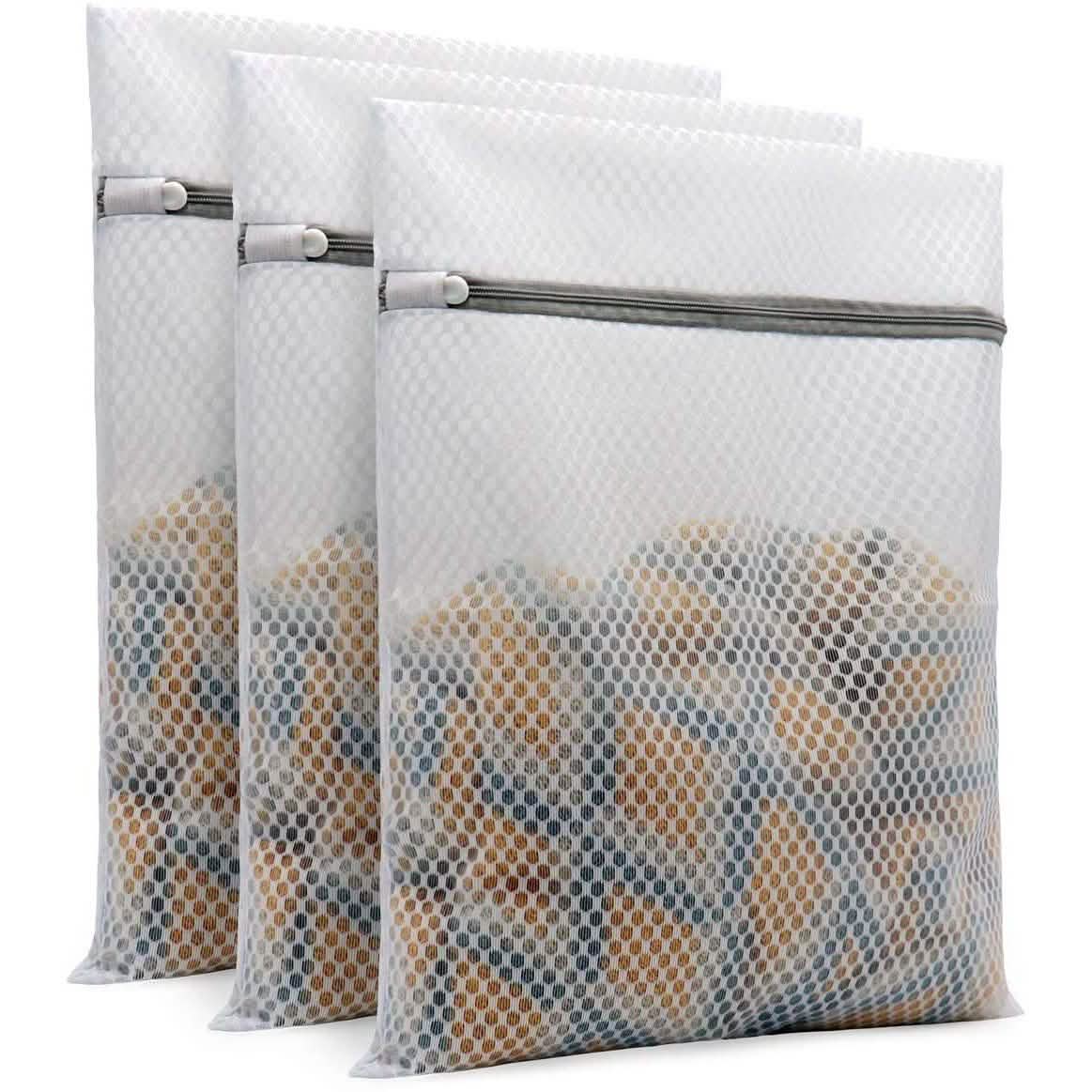 3-Pack: Durable Honeycomb Mesh Laundry Bags by DailySale