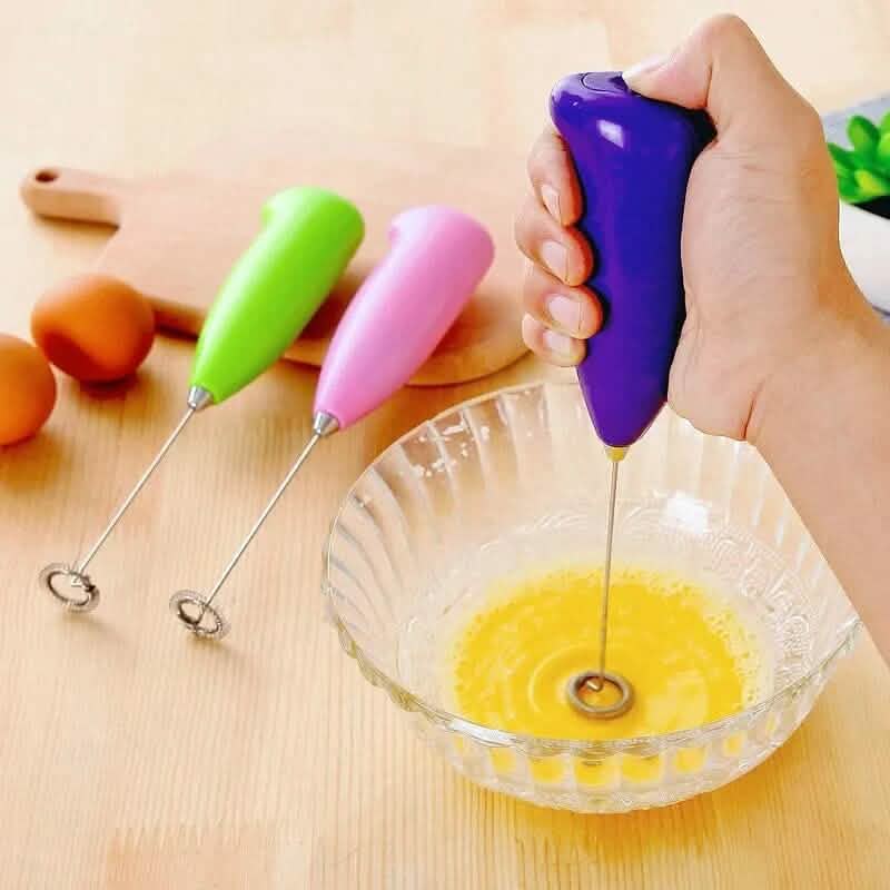 3-Pack: Electric Milk Frother Handheld Whisk by DailySale