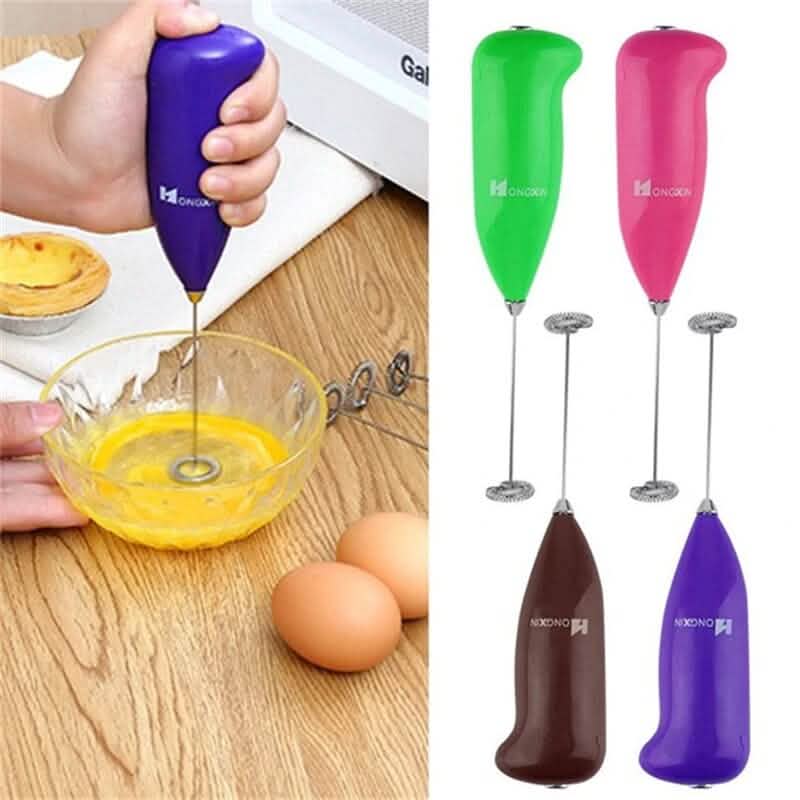 3-Pack: Electric Milk Frother Handheld Whisk by DailySale